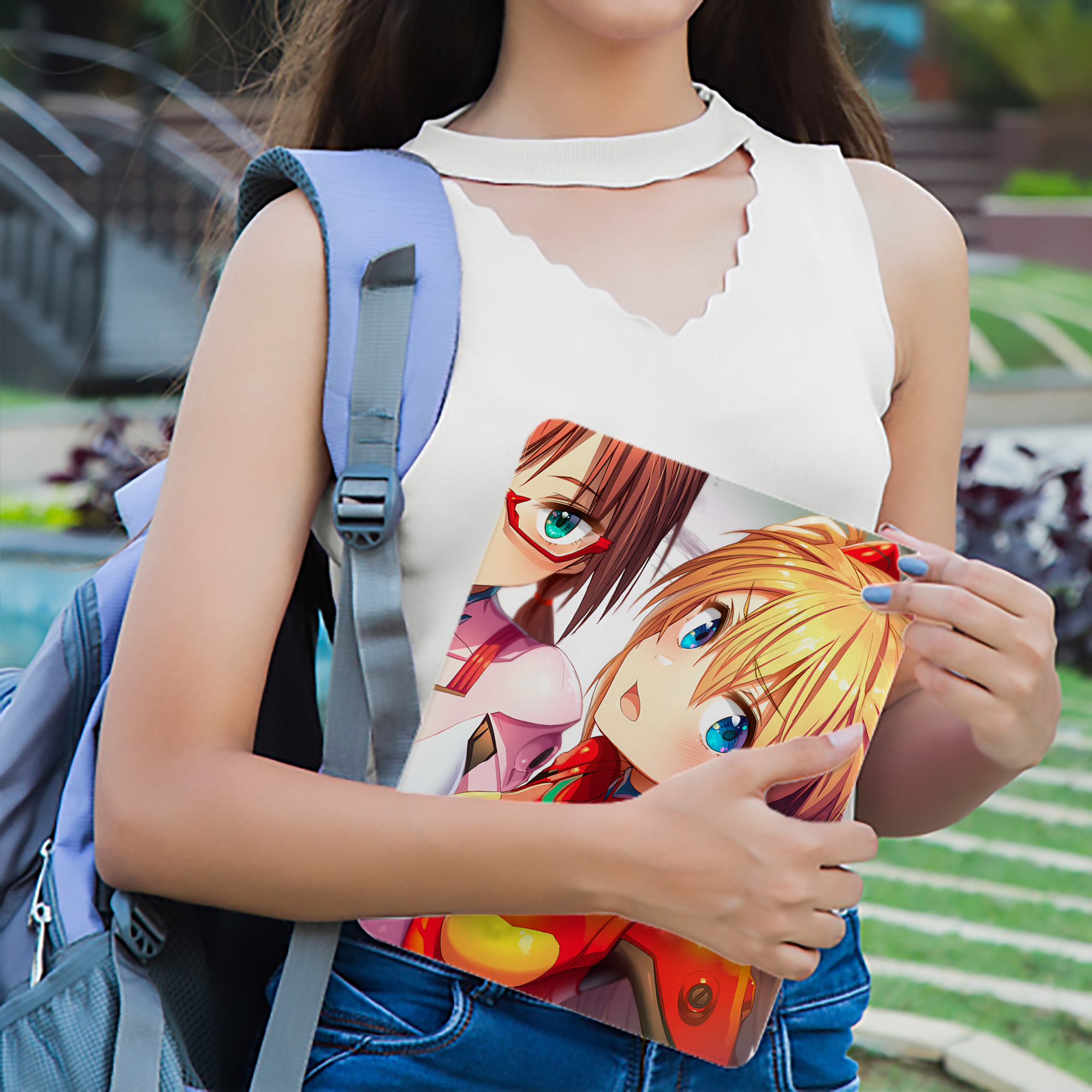 EVA 新世紀エヴァンゲリオン IPad ケース ブック型 PUレザー TPU 耐衝撃 軽量 薄型 ペン収納なし 全面保護 IPad 各モデル対応