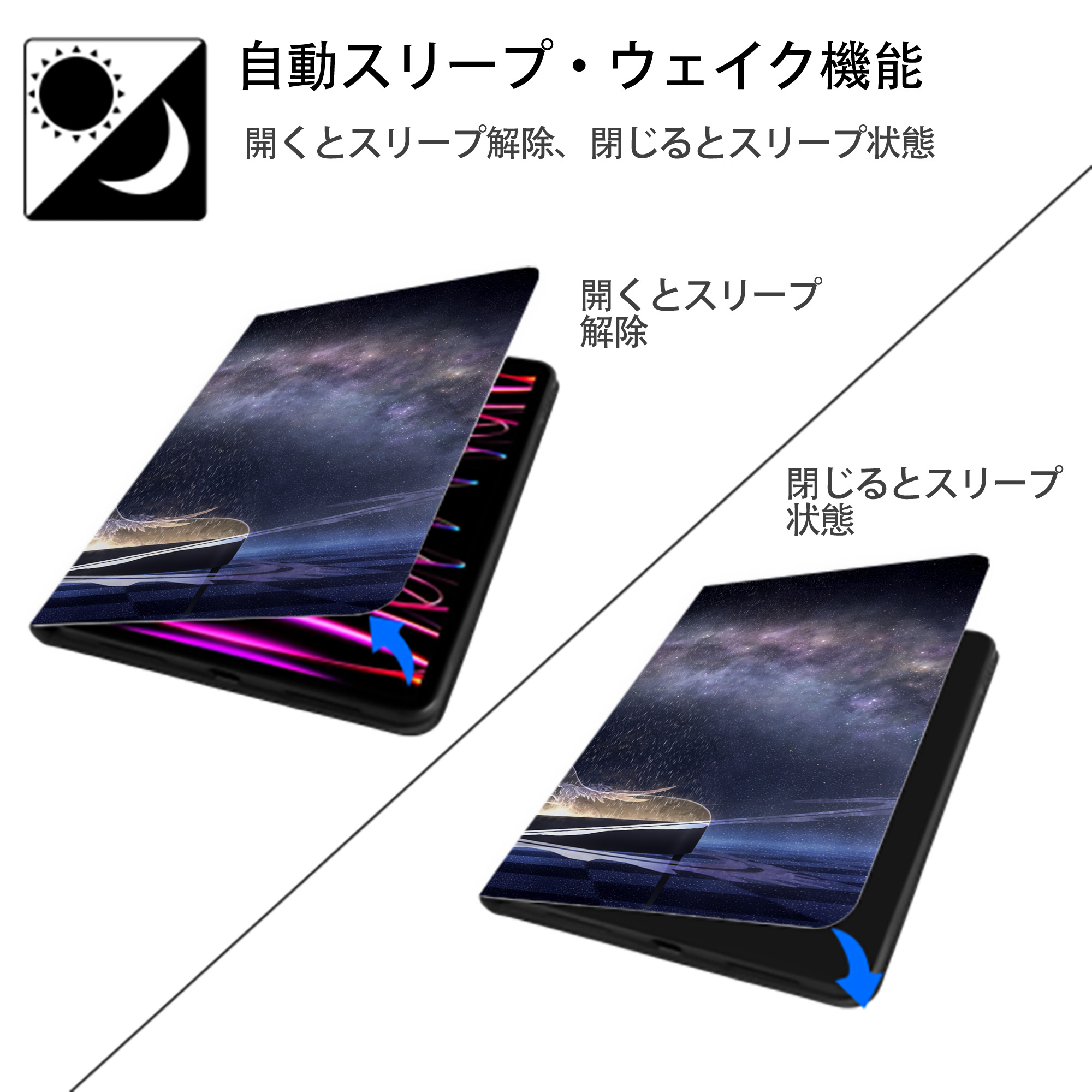 EVA 新世紀エヴァンゲリオン IPad ケース ブック型 PUレザー TPU 耐衝撃 軽量 薄型 ペン収納なし 全面保護 IPad 各モデル対応