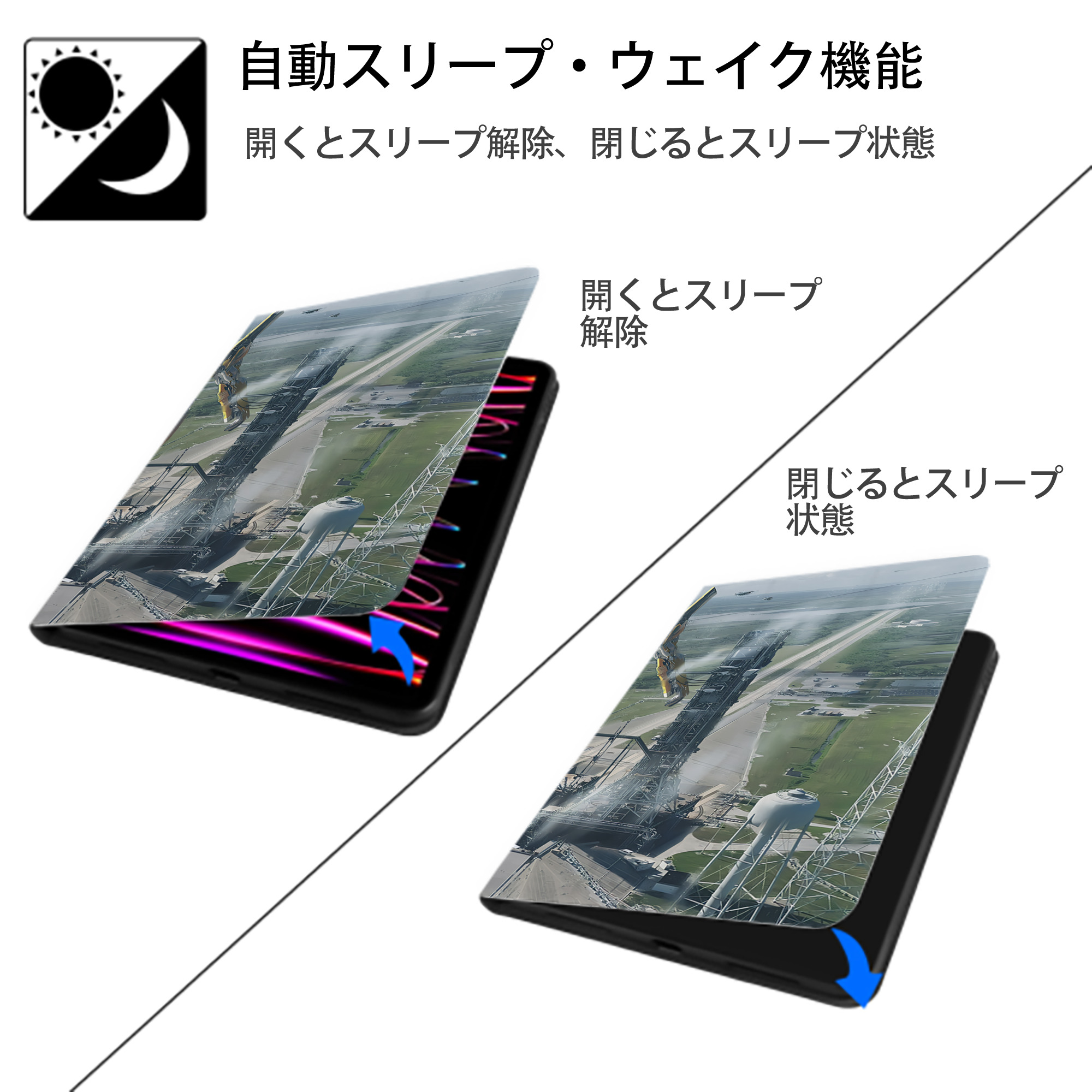 EVA 新世紀エヴァンゲリオン IPad ケース ブック型 PUレザー TPU 耐衝撃 軽量 薄型 ペン収納なし 全面保護 IPad 各モデル対応