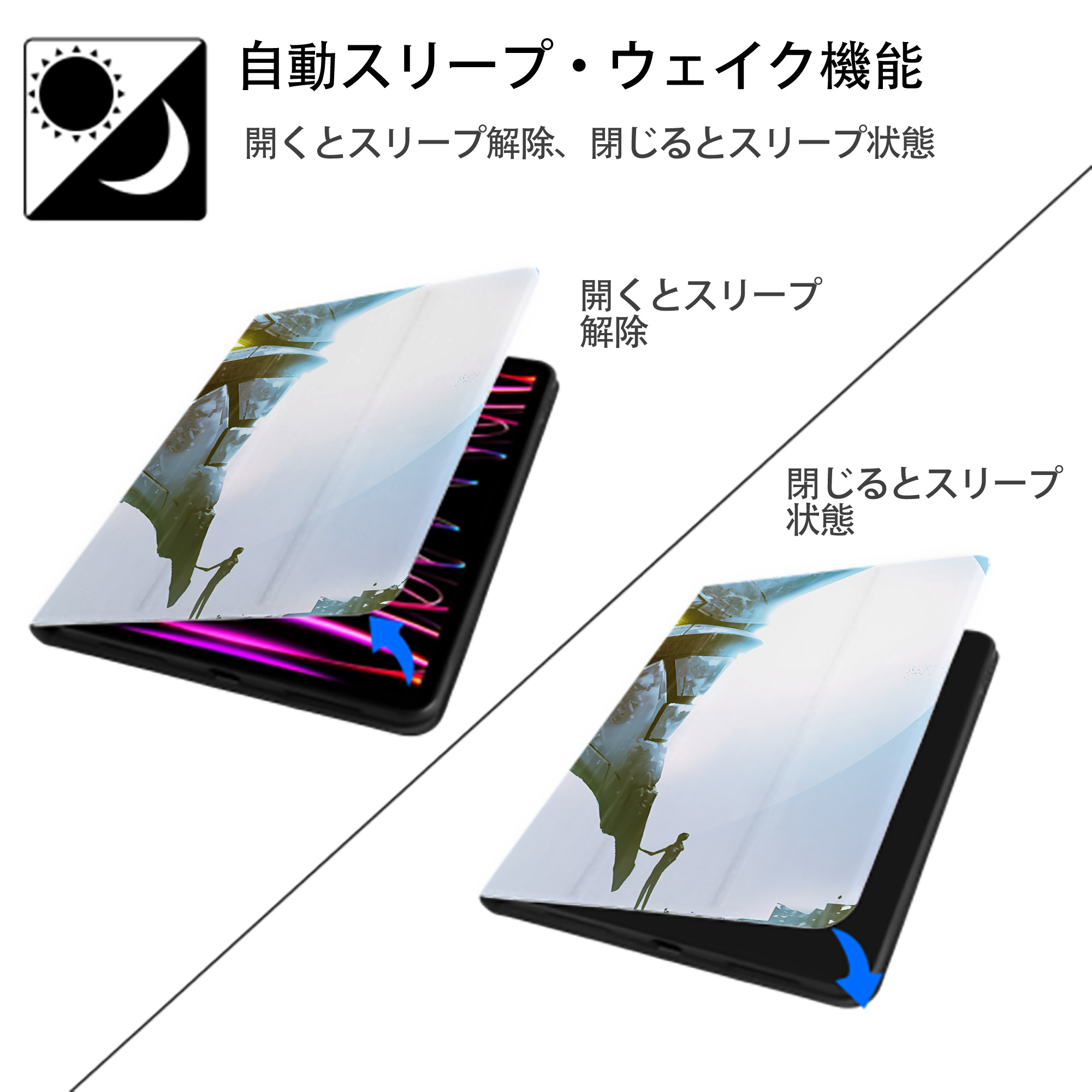 EVA 新世紀エヴァンゲリオン IPad ケース ブック型 PUレザー TPU 耐衝撃 軽量 薄型 ペン収納なし 全面保護 IPad 各モデル対応