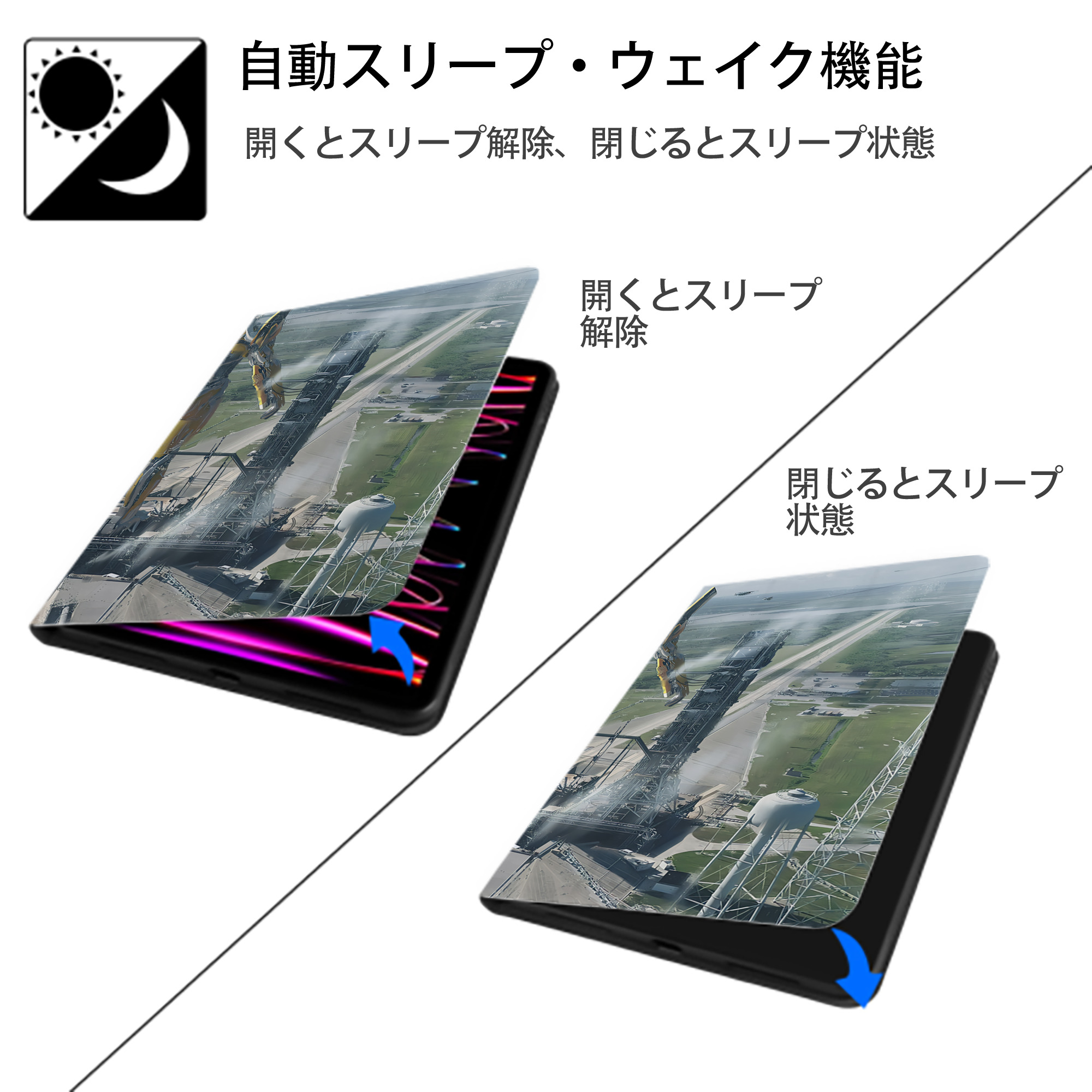 EVA 新世紀エヴァンゲリオン IPadケース ペンホルダー付き ブックスタイルデザイン