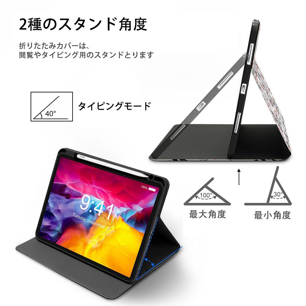 EVA 新世紀エヴァンゲリオン IPadケース ペンホルダー付き ブックスタイルデザイン