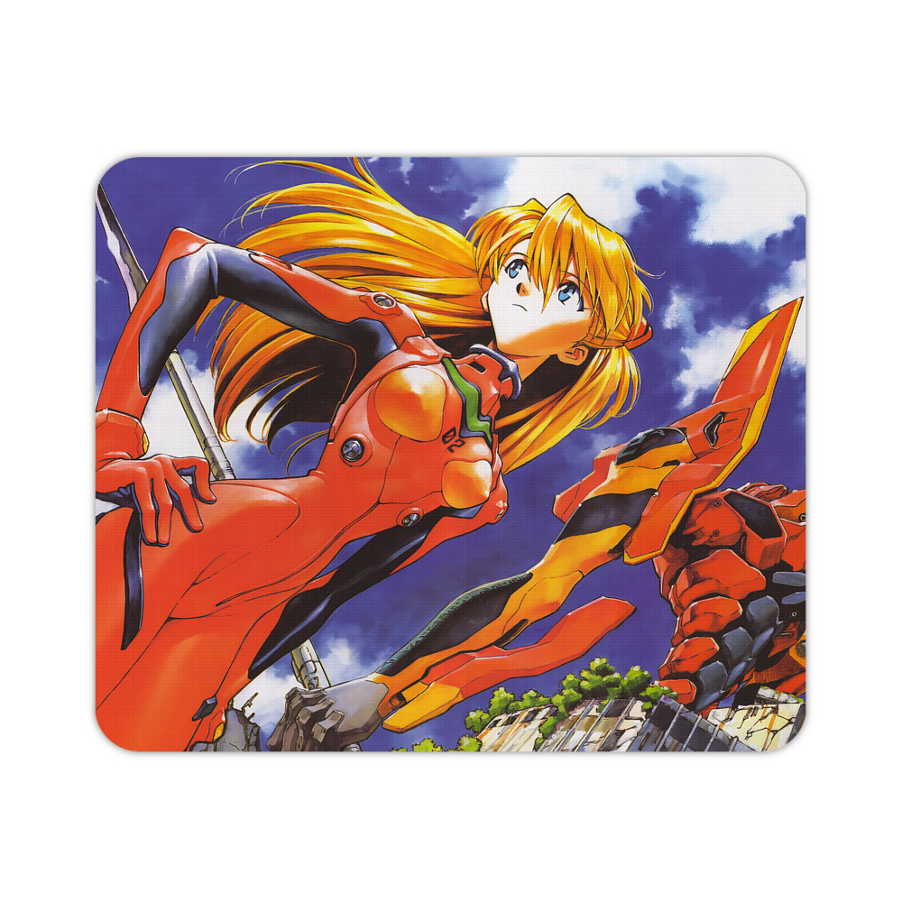 （画像用） EVA 新世紀エヴァンゲリオン マウスパッド ステッチ加工 ラバー素材 防水 滑り止め 超薄型 ゲーミング/オフィス対応