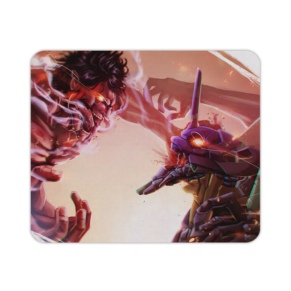 （画像用） EVA 新世紀エヴァンゲリオン マウスパッド ステッチ加工 ラバー素材 防水 滑り止め 超薄型 ゲーミング/オフィス対応