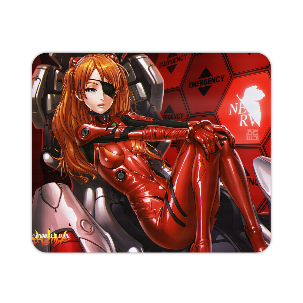 （画像用） EVA 新世紀エヴァンゲリオン マウスパッド ステッチ加工 ラバー素材 防水 滑り止め 超薄型 ゲーミング/オフィス対応
