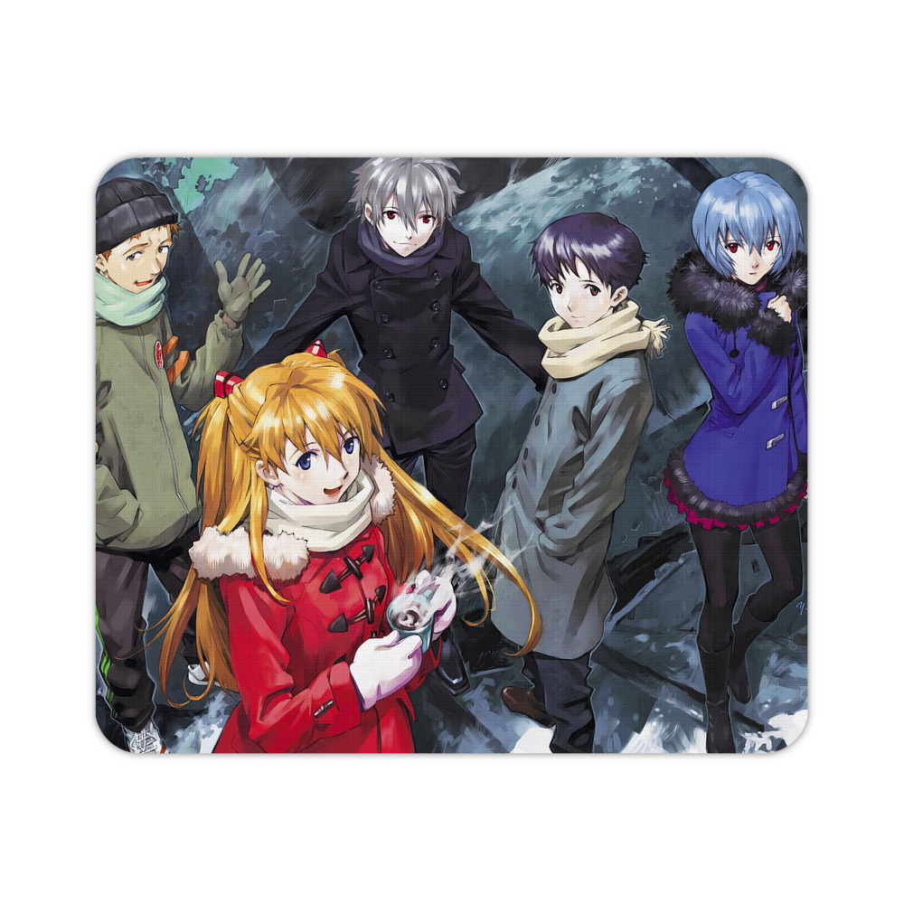 （画像用） EVA 新世紀エヴァンゲリオン マウスパッド ステッチ加工 ラバー素材 防水 滑り止め 超薄型 ゲーミング/オフィス対応