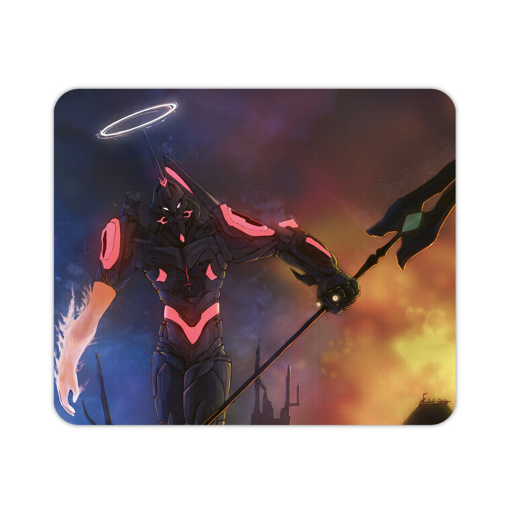 （画像用） EVA 新世紀エヴァンゲリオン マウスパッド ステッチ加工 ラバー素材 防水 滑り止め 超薄型 ゲーミング/オフィス対応