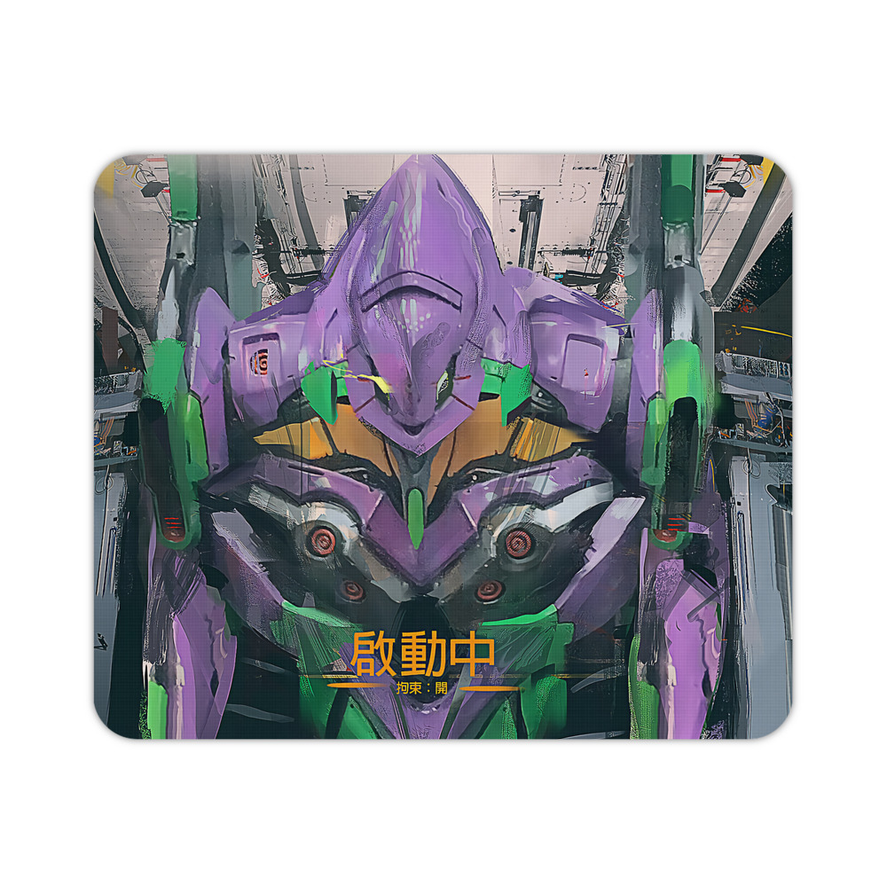 （画像用） EVA 新世紀エヴァンゲリオン マウスパッド ステッチ加工 ラバー素材 防水 滑り止め 超薄型 ゲーミング/オフィス対応