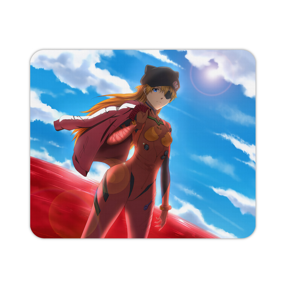 （画像用） EVA 新世紀エヴァンゲリオン マウスパッド ステッチ加工 ラバー素材 防水 滑り止め 超薄型 ゲーミング/オフィス対応