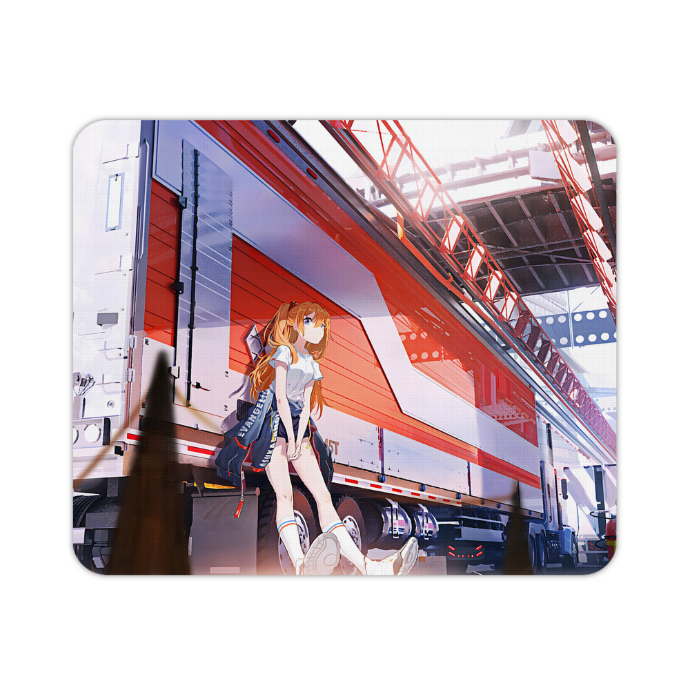 （画像用） EVA 新世紀エヴァンゲリオン マウスパッド ステッチ加工 ラバー素材 防水 滑り止め 超薄型 ゲーミング/オフィス対応