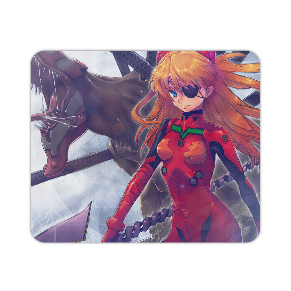 （画像用） EVA 新世紀エヴァンゲリオン マウスパッド ステッチ加工 ラバー素材 防水 滑り止め 超薄型 ゲーミング/オフィス対応