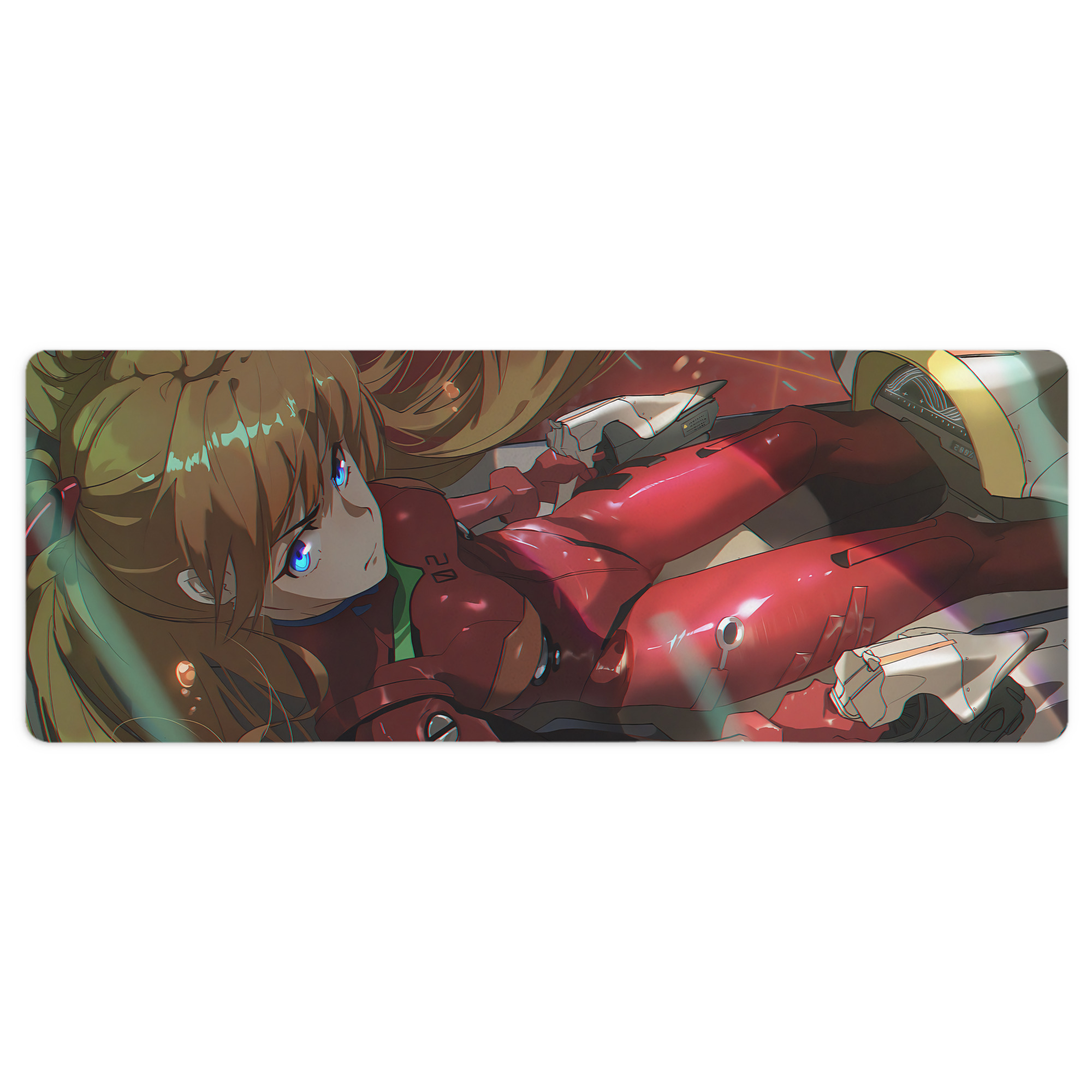 （画像用） EVA 新世紀エヴァンゲリオン ステッチ加工 大判デスクマット／滑り止めマウスパッド