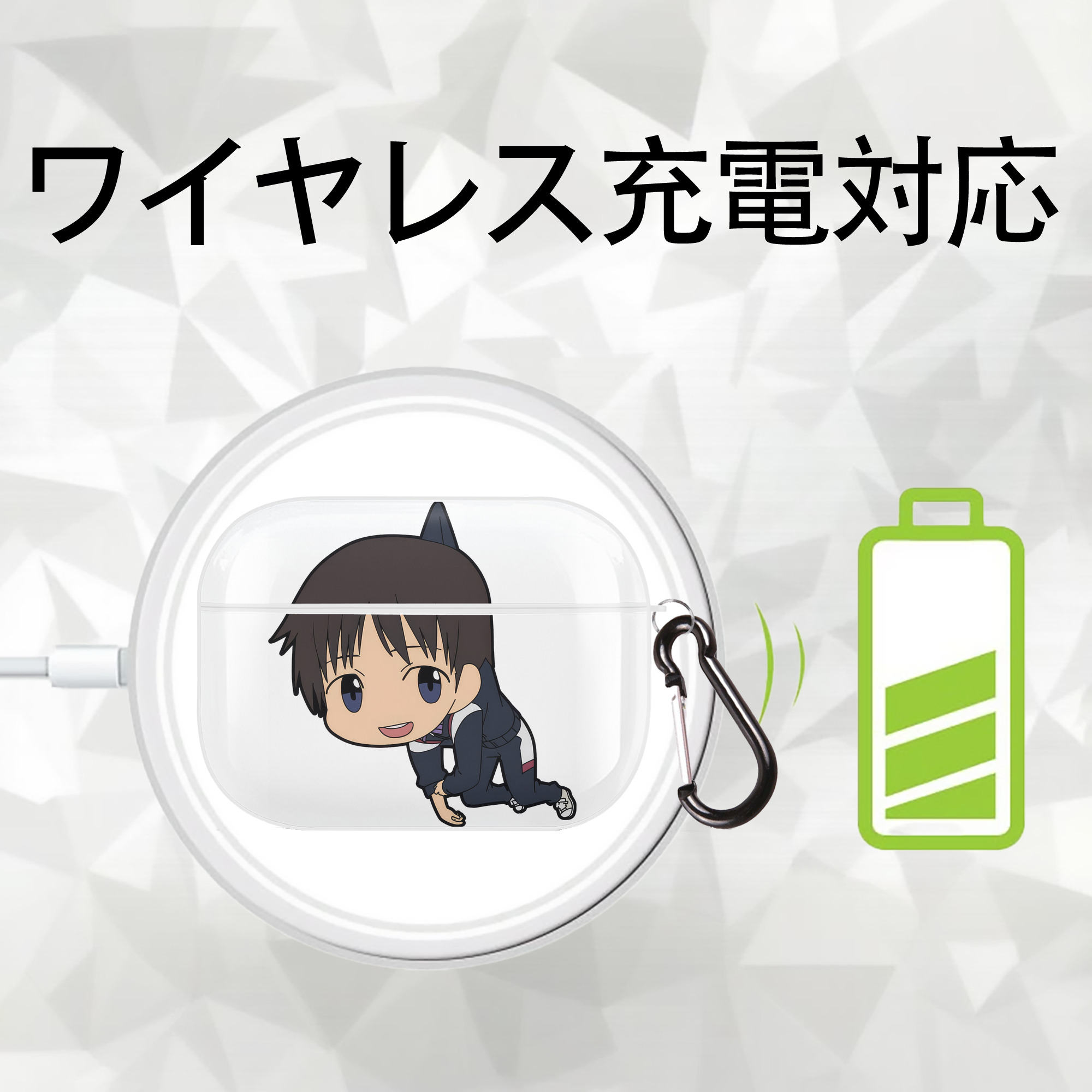EVA 新世紀エヴァンゲリオン 【AirPods Pro用】ハードシェル保護ケース 耐衝撃・防指紋・カラビナ付き商品仕様