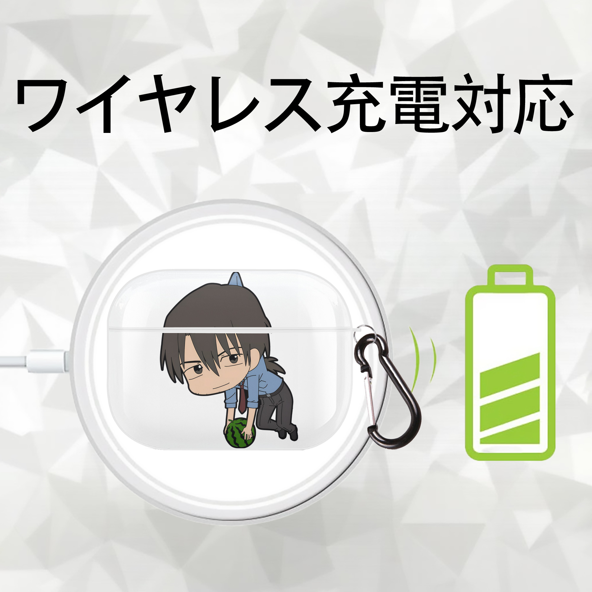 EVA 新世紀エヴァンゲリオン 【AirPods Pro用】ハードシェル保護ケース 耐衝撃・防指紋・カラビナ付き商品仕様
