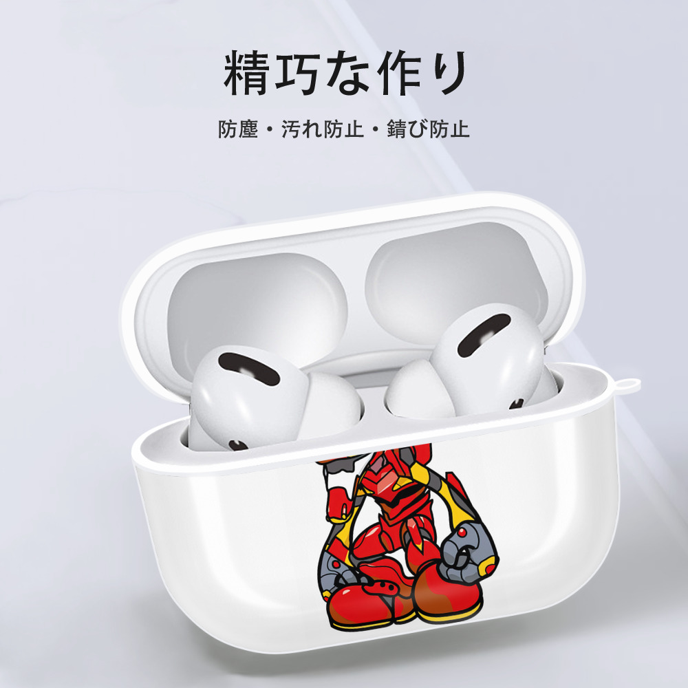 EVA 新世紀エヴァンゲリオン 【AirPods Pro用】ハードシェル保護ケース 耐衝撃・防指紋・カラビナ付き商品仕様