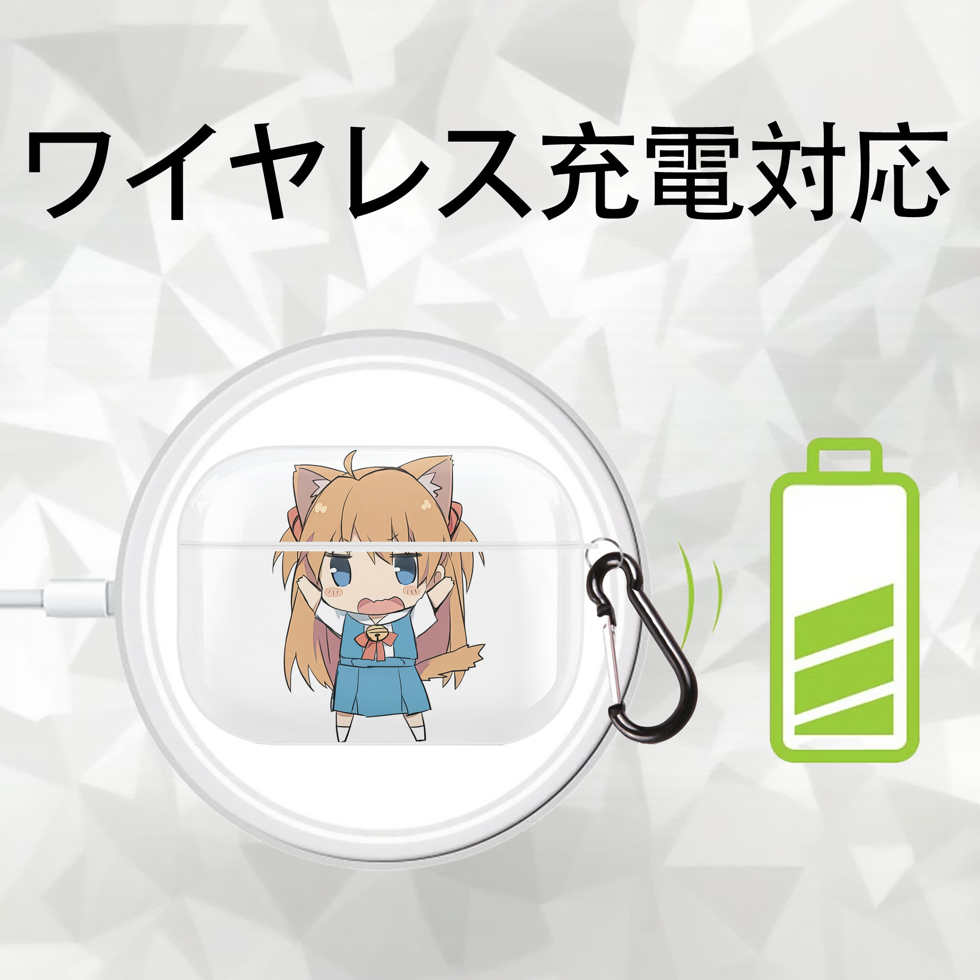 EVA 新世紀エヴァンゲリオン 【AirPods Pro用】ハードシェル保護ケース 耐衝撃・防指紋・カラビナ付き商品仕様