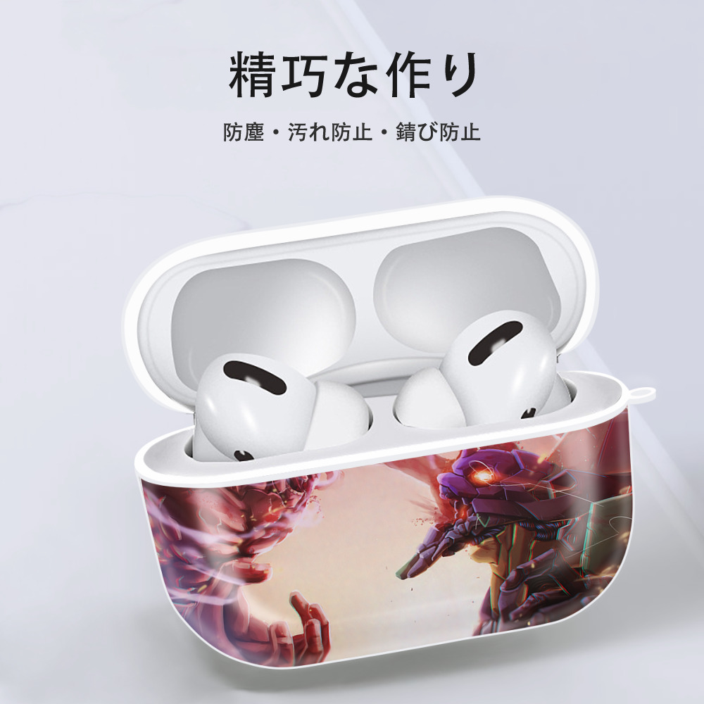 EVA 新世紀エヴァンゲリオン 【AirPods Pro用】ハードシェル保護ケース 耐衝撃・防指紋・カラビナ付き商品仕様