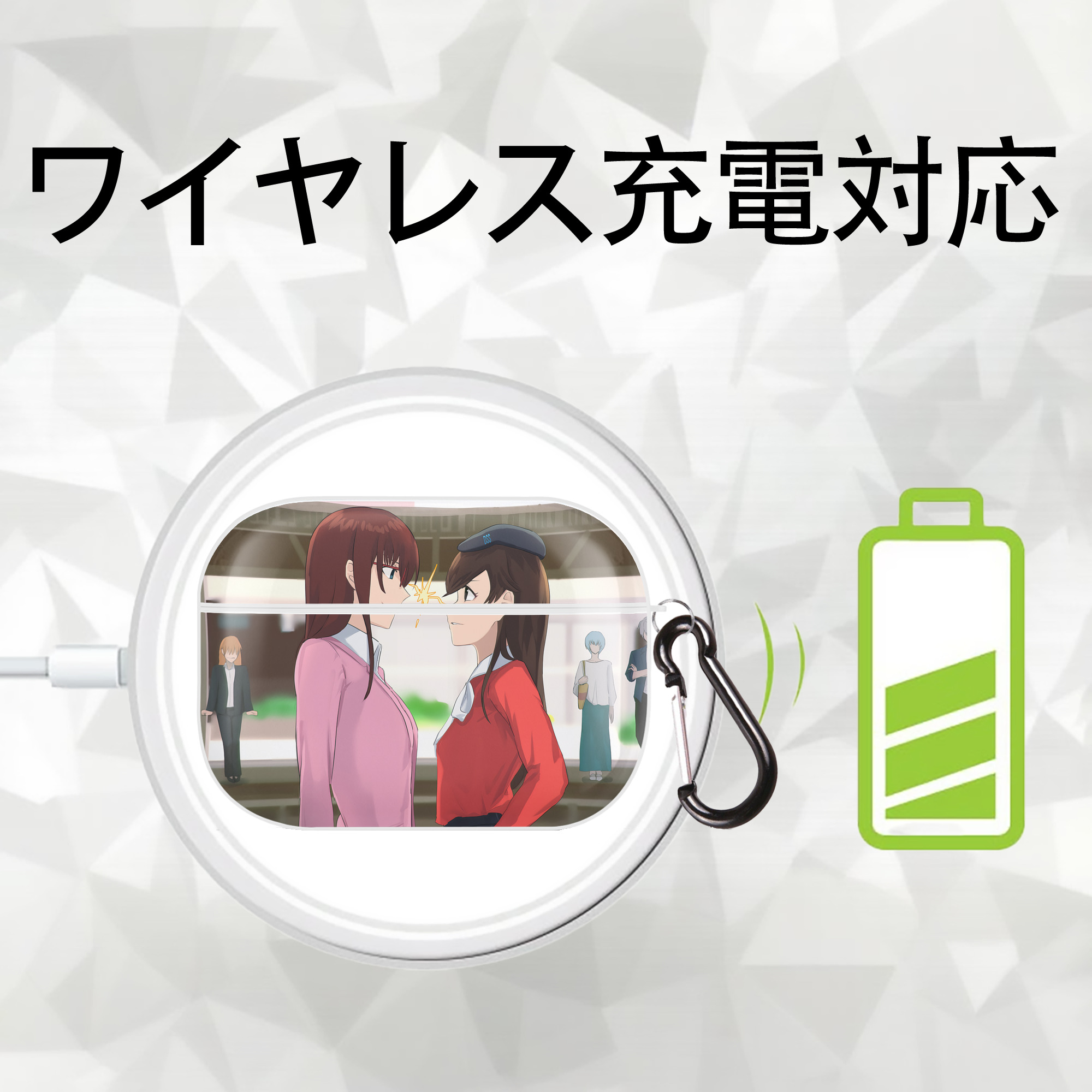 EVA 新世紀エヴァンゲリオン 【AirPods Pro用】ハードシェル保護ケース 耐衝撃・防指紋・カラビナ付き商品仕様