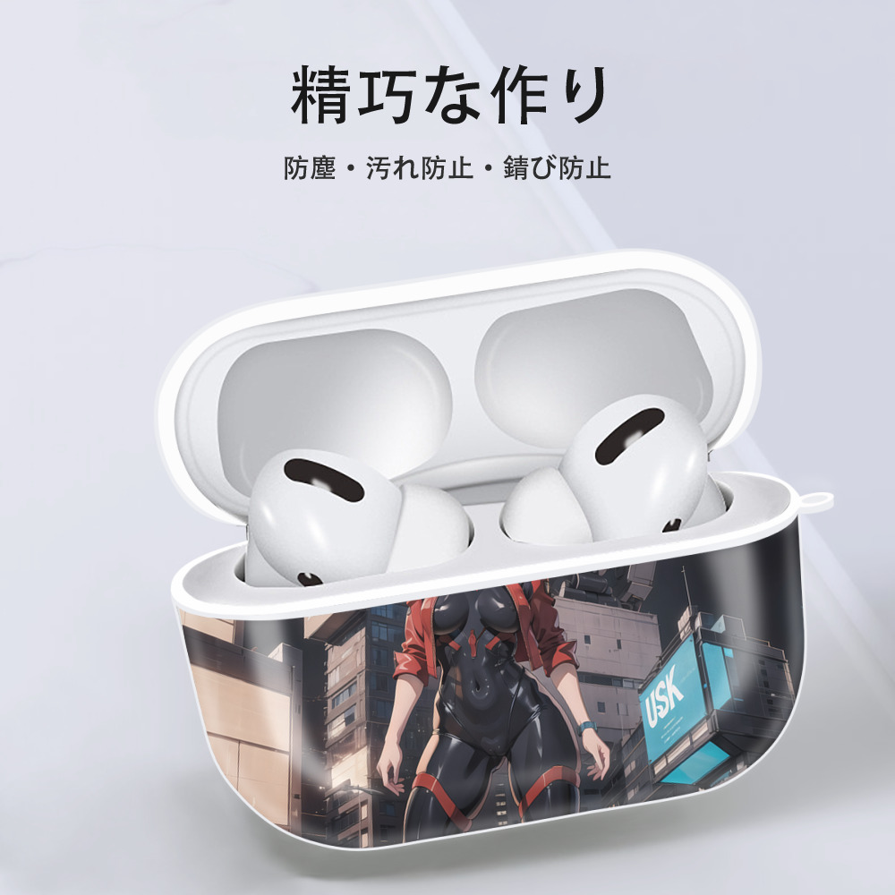 EVA 新世紀エヴァンゲリオン 【AirPods Pro用】ハードシェル保護ケース 耐衝撃・防指紋・カラビナ付き商品仕様