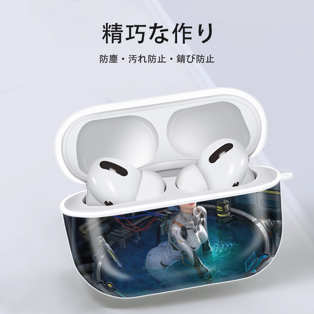 EVA 新世紀エヴァンゲリオン 【AirPods Pro用】ハードシェル保護ケース 耐衝撃・防指紋・カラビナ付き商品仕様