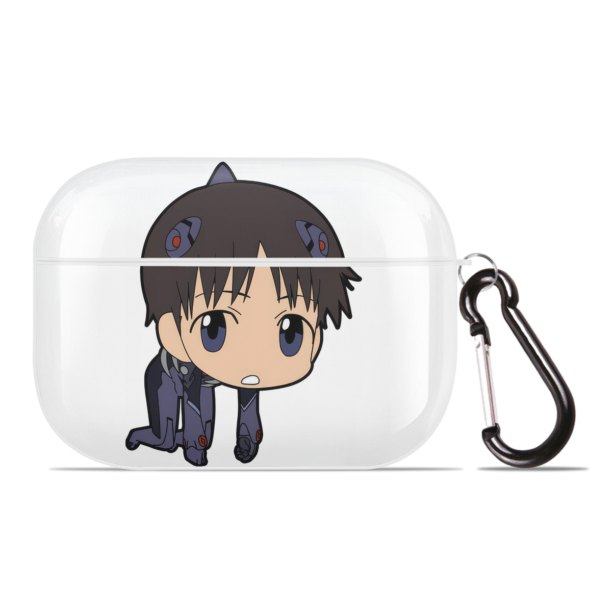 （画像用） EVA 新世紀エヴァンゲリオン 【AirPods Pro用】ハードシェル保護ケース 耐衝撃・防指紋・カラビナ付き商品仕様