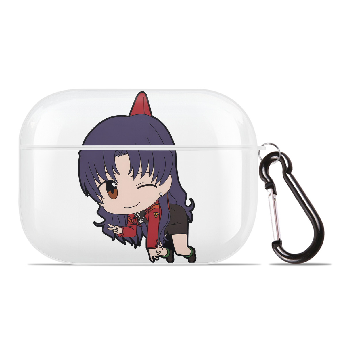（画像用） EVA 新世紀エヴァンゲリオン 【AirPods Pro用】ハードシェル保護ケース 耐衝撃・防指紋・カラビナ付き商品仕様