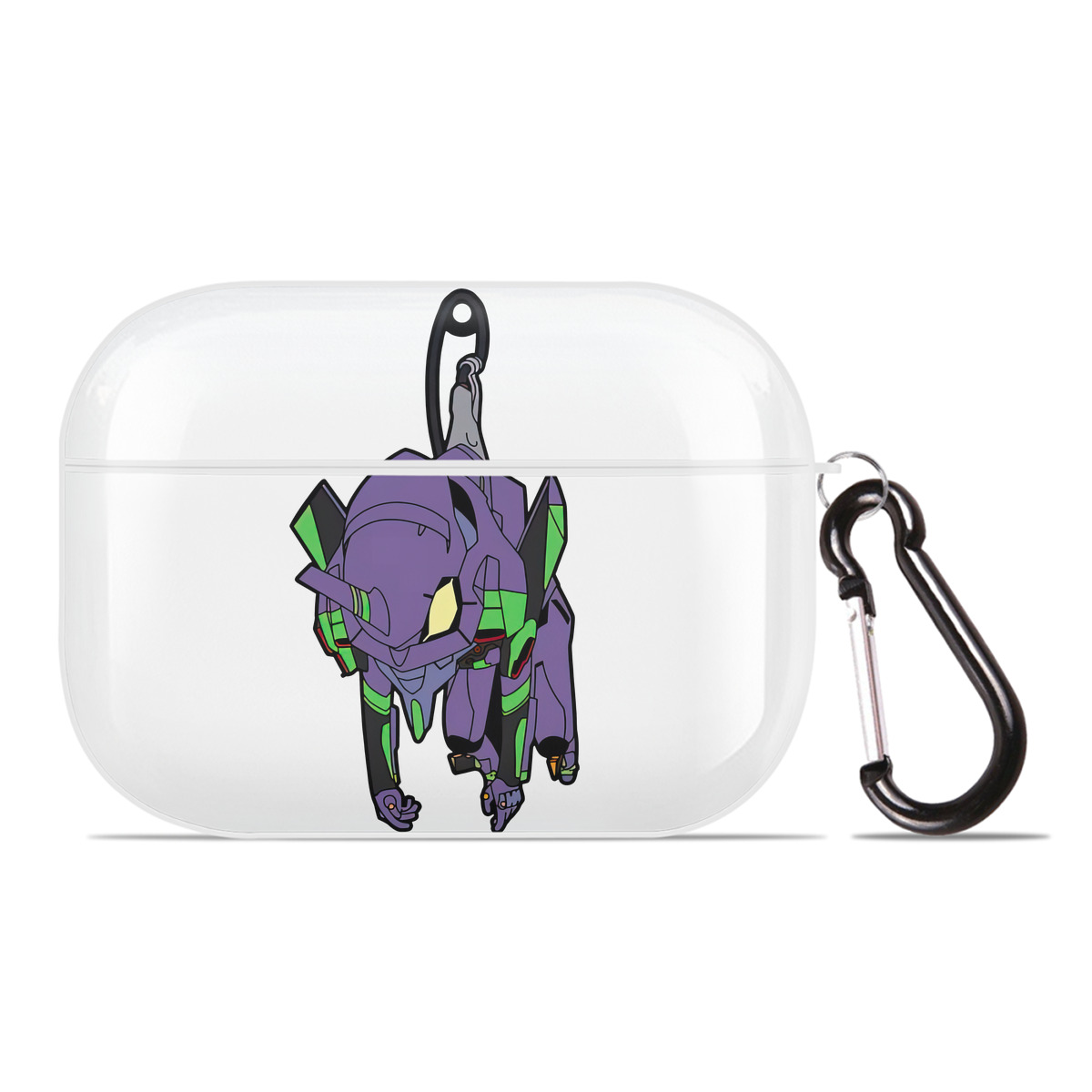 （画像用） EVA 新世紀エヴァンゲリオン 【AirPods Pro用】ハードシェル保護ケース 耐衝撃・防指紋・カラビナ付き商品仕様