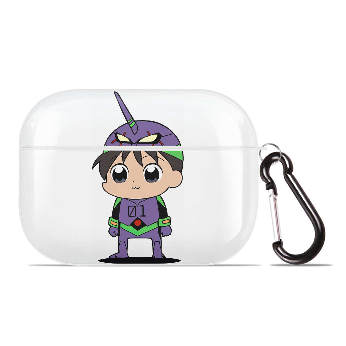 （画像用） EVA 新世紀エヴァンゲリオン 【AirPods Pro用】ハードシェル保護ケース 耐衝撃・防指紋・カラビナ付き商品仕様