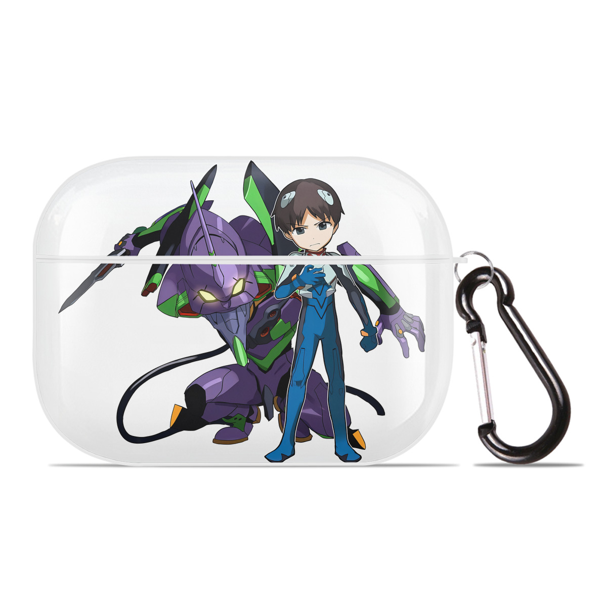 （画像用） EVA 新世紀エヴァンゲリオン 【AirPods Pro用】ハードシェル保護ケース 耐衝撃・防指紋・カラビナ付き商品仕様