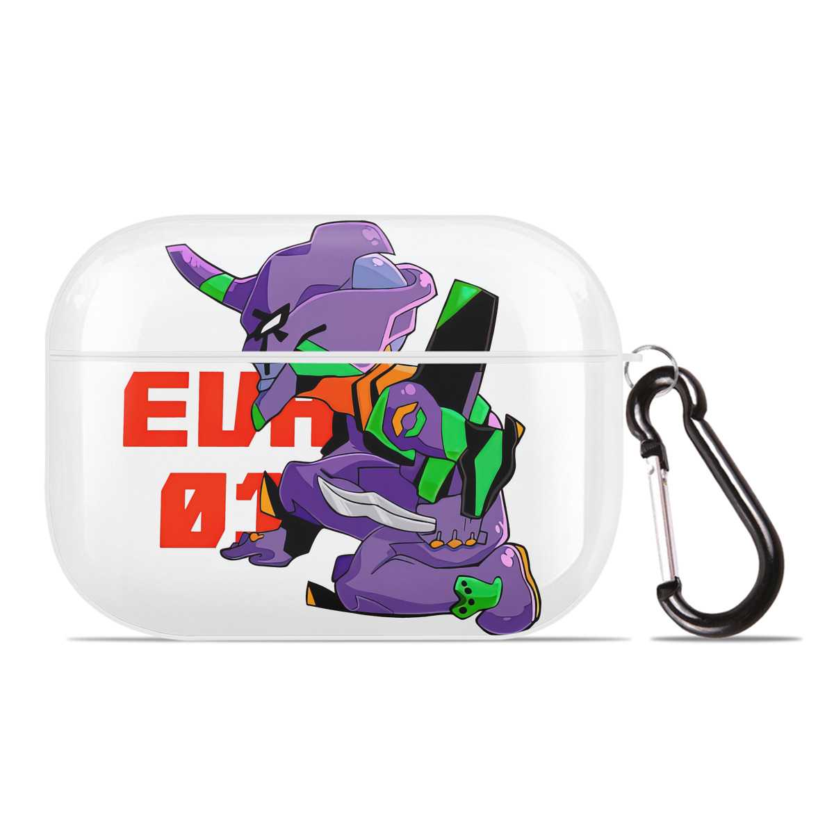 （画像用） EVA 新世紀エヴァンゲリオン 【AirPods Pro用】ハードシェル保護ケース 耐衝撃・防指紋・カラビナ付き商品仕様