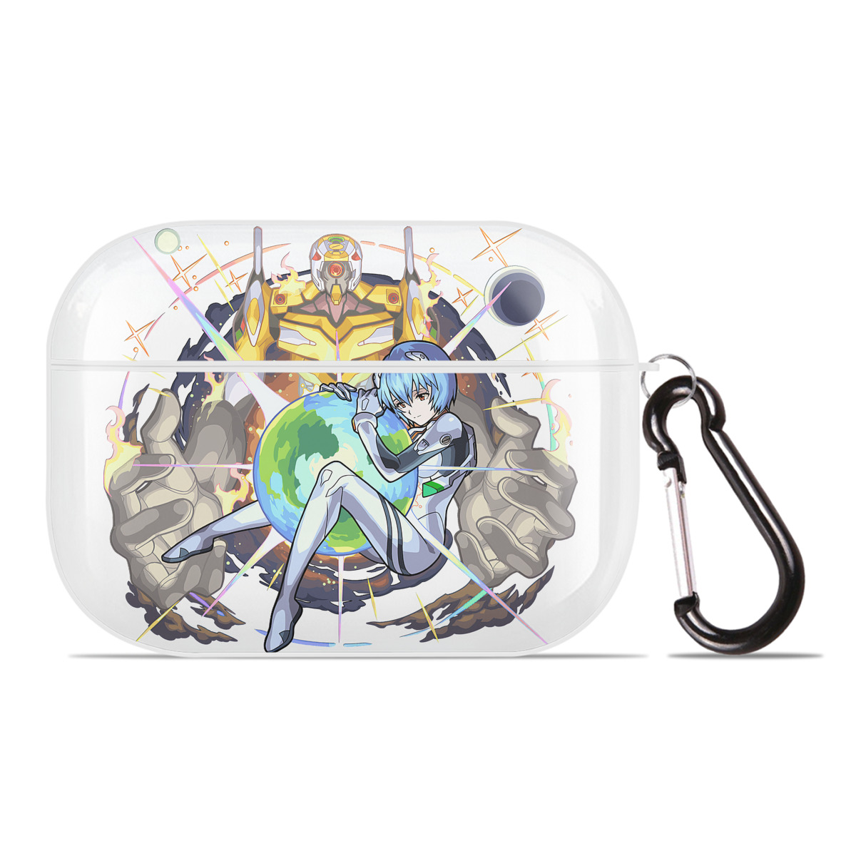 （画像用） EVA 新世紀エヴァンゲリオン 【AirPods Pro用】ハードシェル保護ケース 耐衝撃・防指紋・カラビナ付き商品仕様