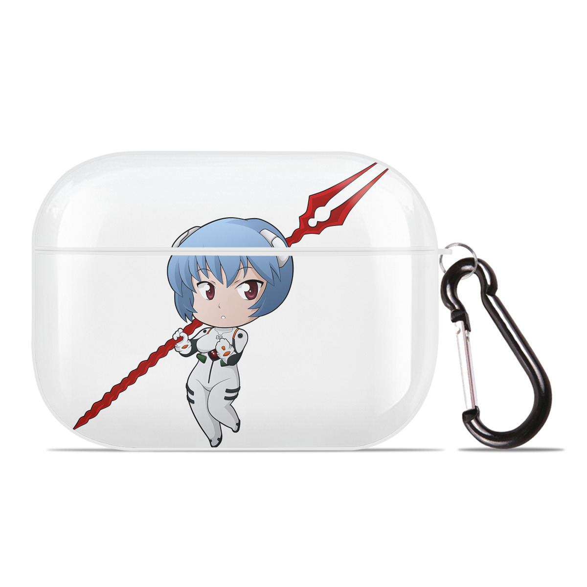 （画像用） EVA 新世紀エヴァンゲリオン 【AirPods Pro用】ハードシェル保護ケース 耐衝撃・防指紋・カラビナ付き商品仕様
