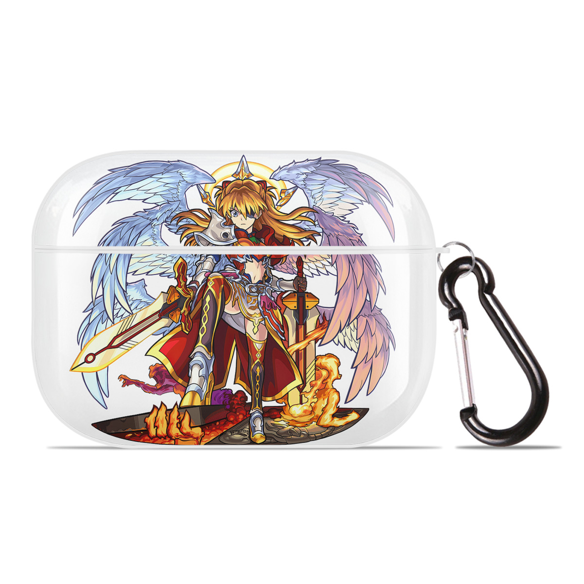 （画像用） EVA 新世紀エヴァンゲリオン 【AirPods Pro用】ハードシェル保護ケース 耐衝撃・防指紋・カラビナ付き商品仕様