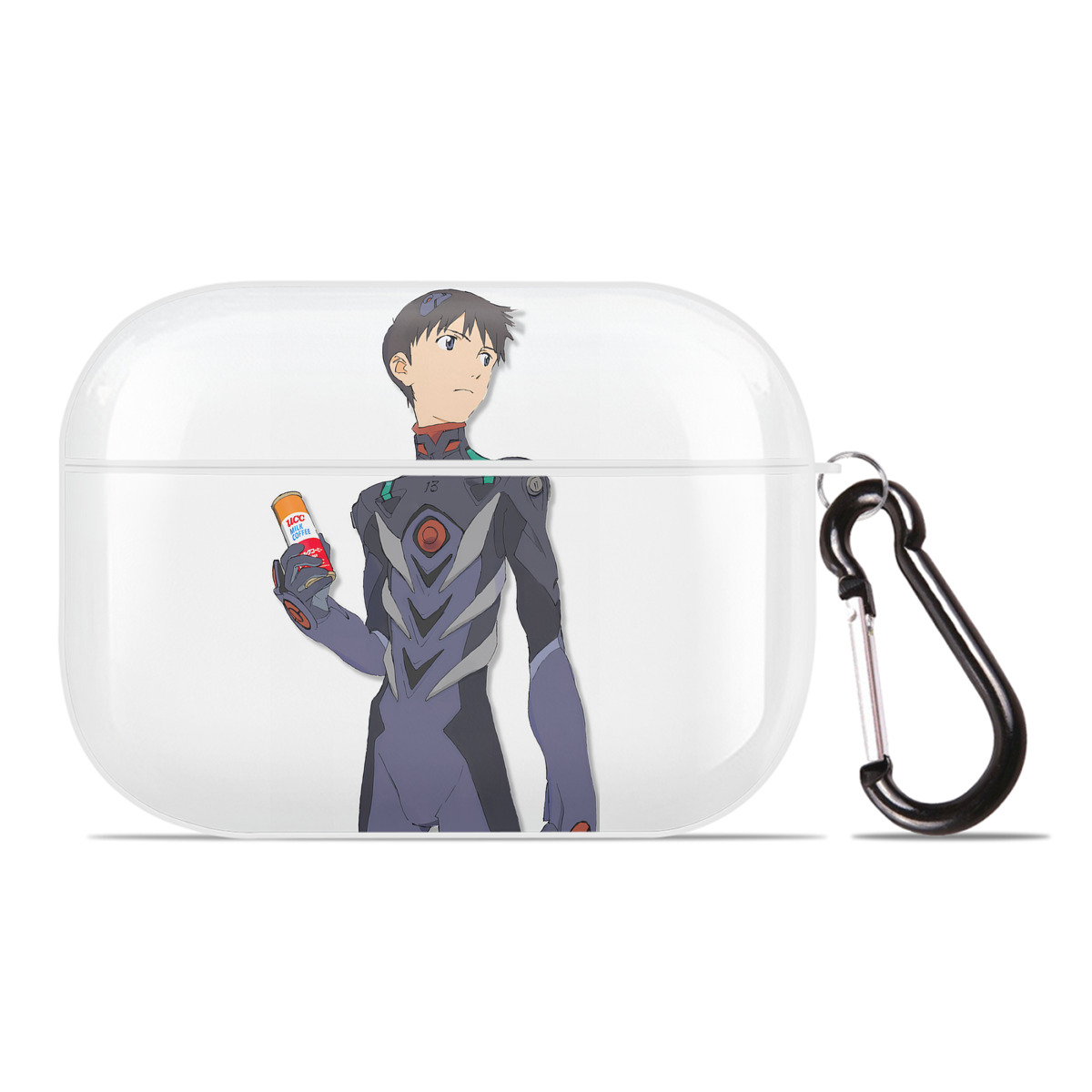 （画像用） EVA 新世紀エヴァンゲリオン 【AirPods Pro用】ハードシェル保護ケース 耐衝撃・防指紋・カラビナ付き商品仕様