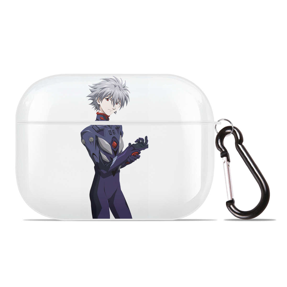（画像用） EVA 新世紀エヴァンゲリオン 【AirPods Pro用】ハードシェル保護ケース 耐衝撃・防指紋・カラビナ付き商品仕様