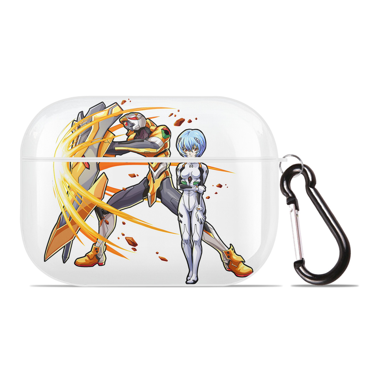 （画像用） EVA 新世紀エヴァンゲリオン 【AirPods Pro用】ハードシェル保護ケース 耐衝撃・防指紋・カラビナ付き商品仕様