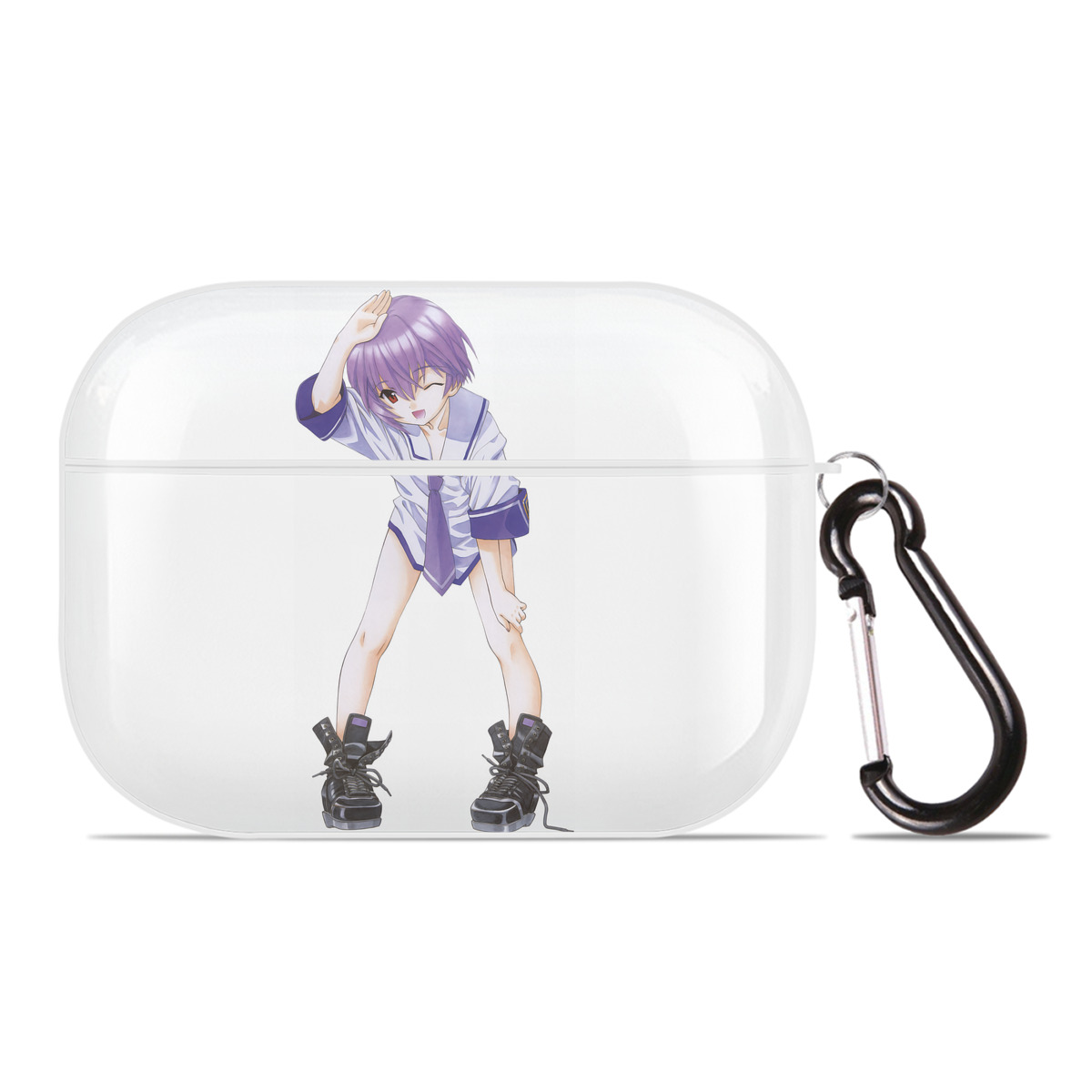 （画像用） EVA 新世紀エヴァンゲリオン 【AirPods Pro用】ハードシェル保護ケース 耐衝撃・防指紋・カラビナ付き商品仕様