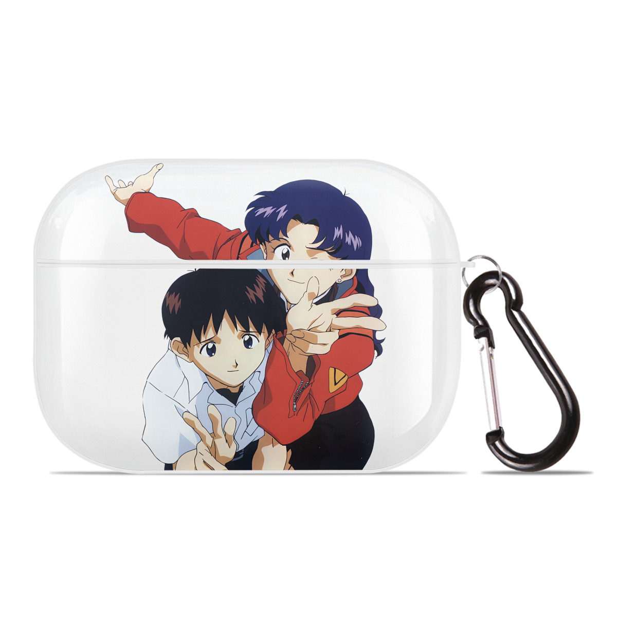 （画像用） EVA 新世紀エヴァンゲリオン 【AirPods Pro用】ハードシェル保護ケース 耐衝撃・防指紋・カラビナ付き商品仕様
