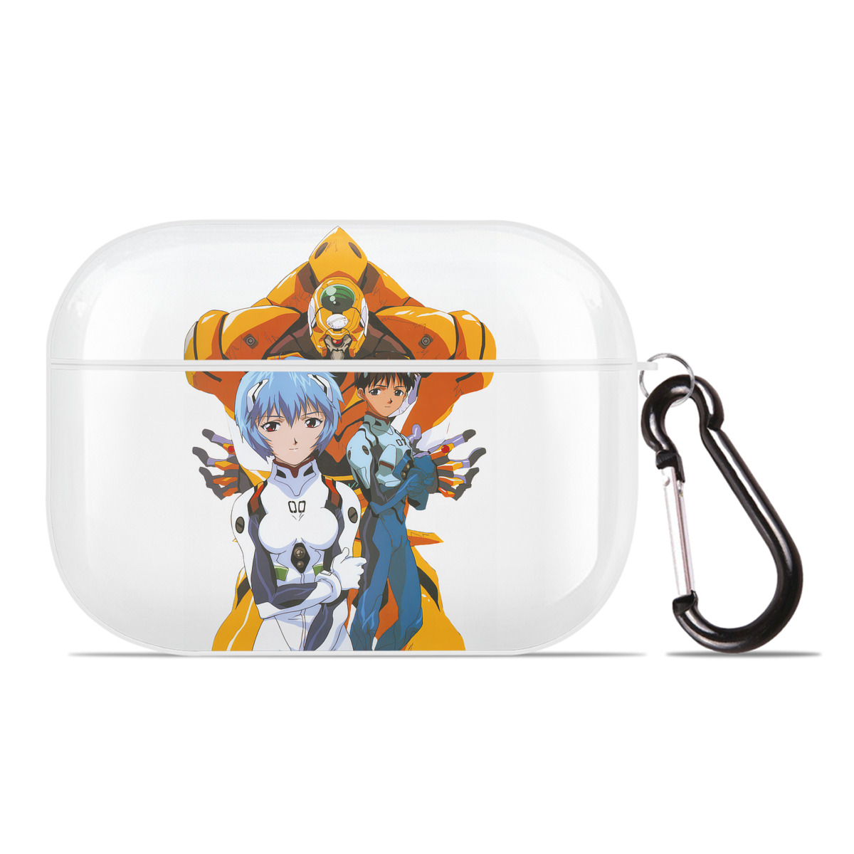 （画像用） EVA 新世紀エヴァンゲリオン 【AirPods Pro用】ハードシェル保護ケース 耐衝撃・防指紋・カラビナ付き商品仕様