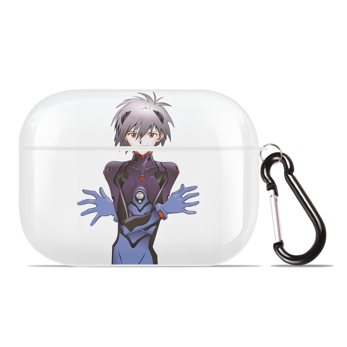（画像用） EVA 新世紀エヴァンゲリオン 【AirPods Pro用】ハードシェル保護ケース 耐衝撃・防指紋・カラビナ付き商品仕様