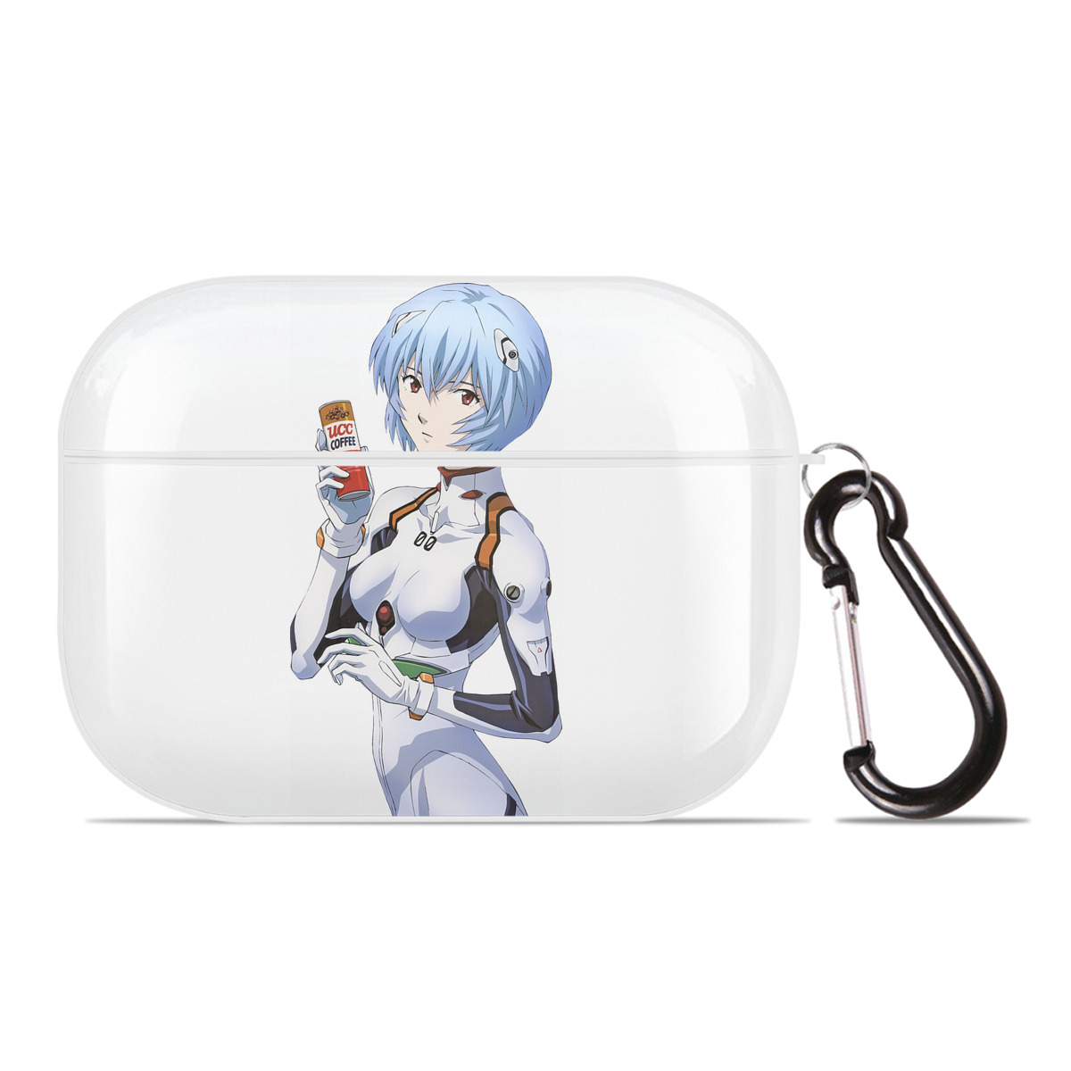 （画像用） EVA 新世紀エヴァンゲリオン 【AirPods Pro用】ハードシェル保護ケース 耐衝撃・防指紋・カラビナ付き商品仕様