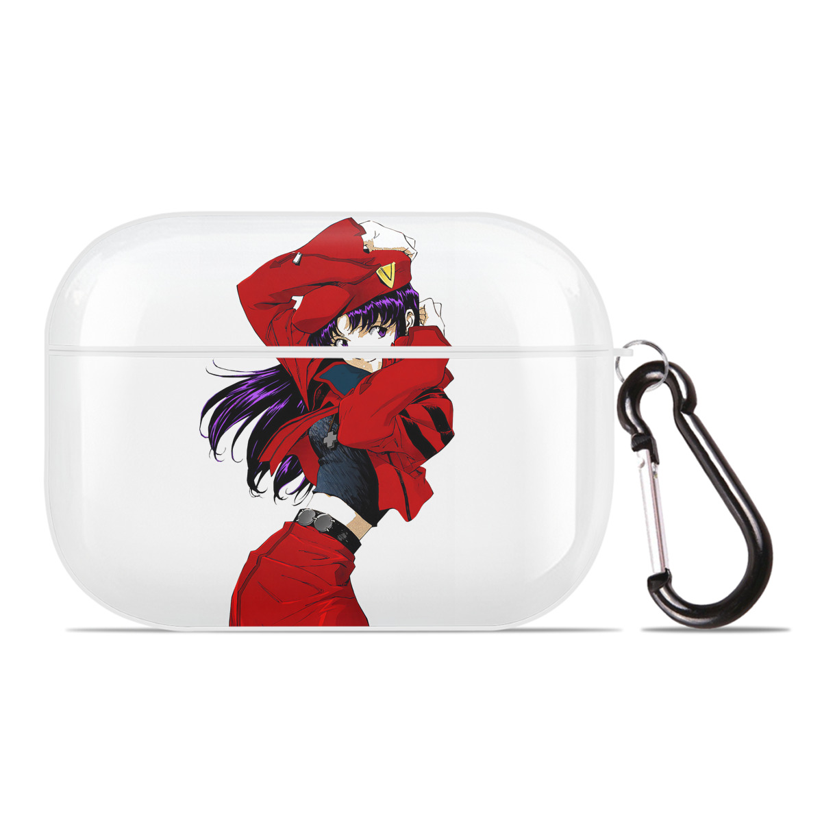 （画像用） EVA 新世紀エヴァンゲリオン 【AirPods Pro用】ハードシェル保護ケース 耐衝撃・防指紋・カラビナ付き商品仕様