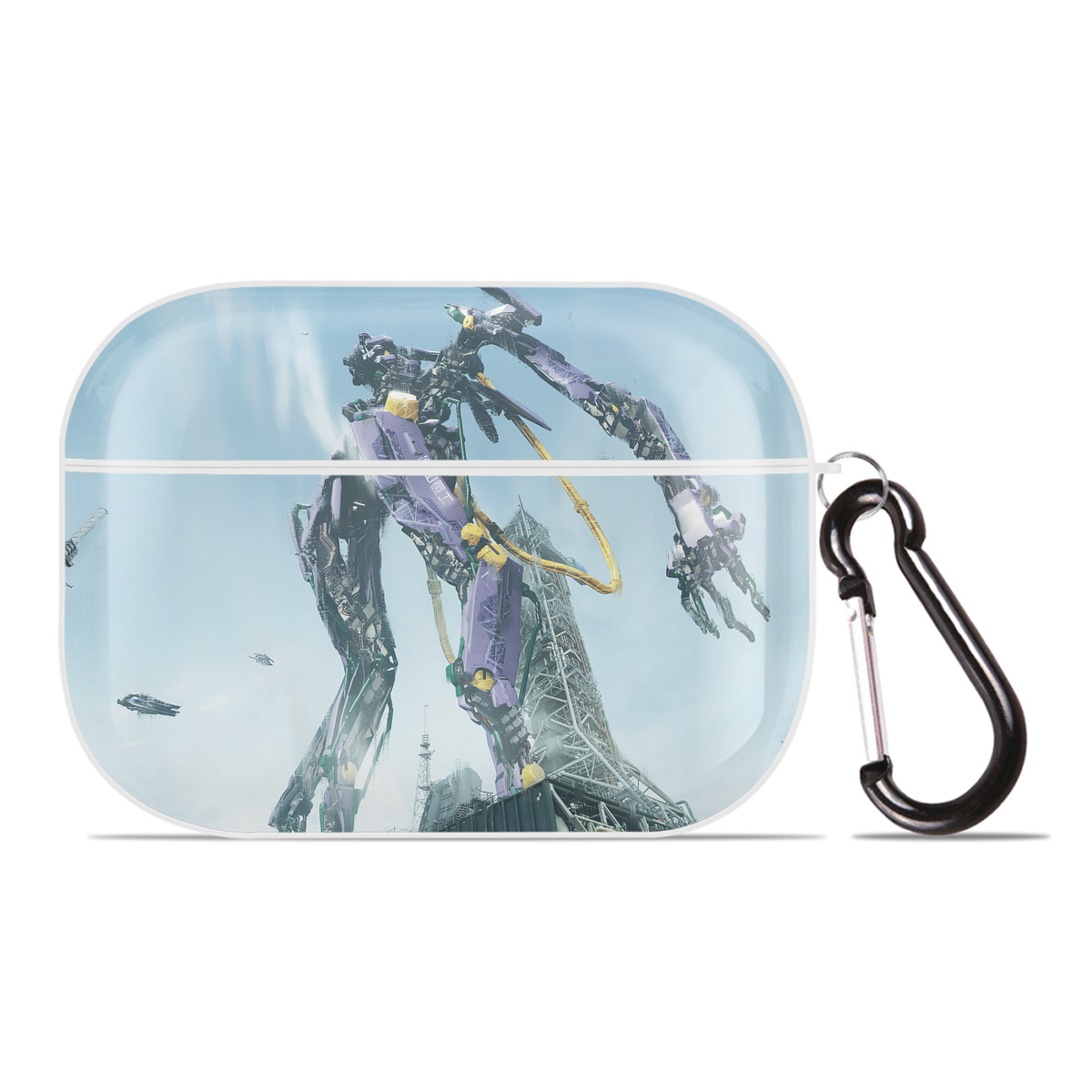 （画像用） EVA 新世紀エヴァンゲリオン 【AirPods Pro用】ハードシェル保護ケース 耐衝撃・防指紋・カラビナ付き商品仕様