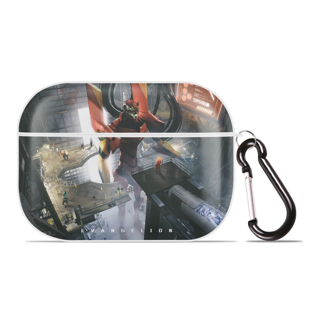 （画像用） EVA 新世紀エヴァンゲリオン 【AirPods Pro用】ハードシェル保護ケース 耐衝撃・防指紋・カラビナ付き商品仕様