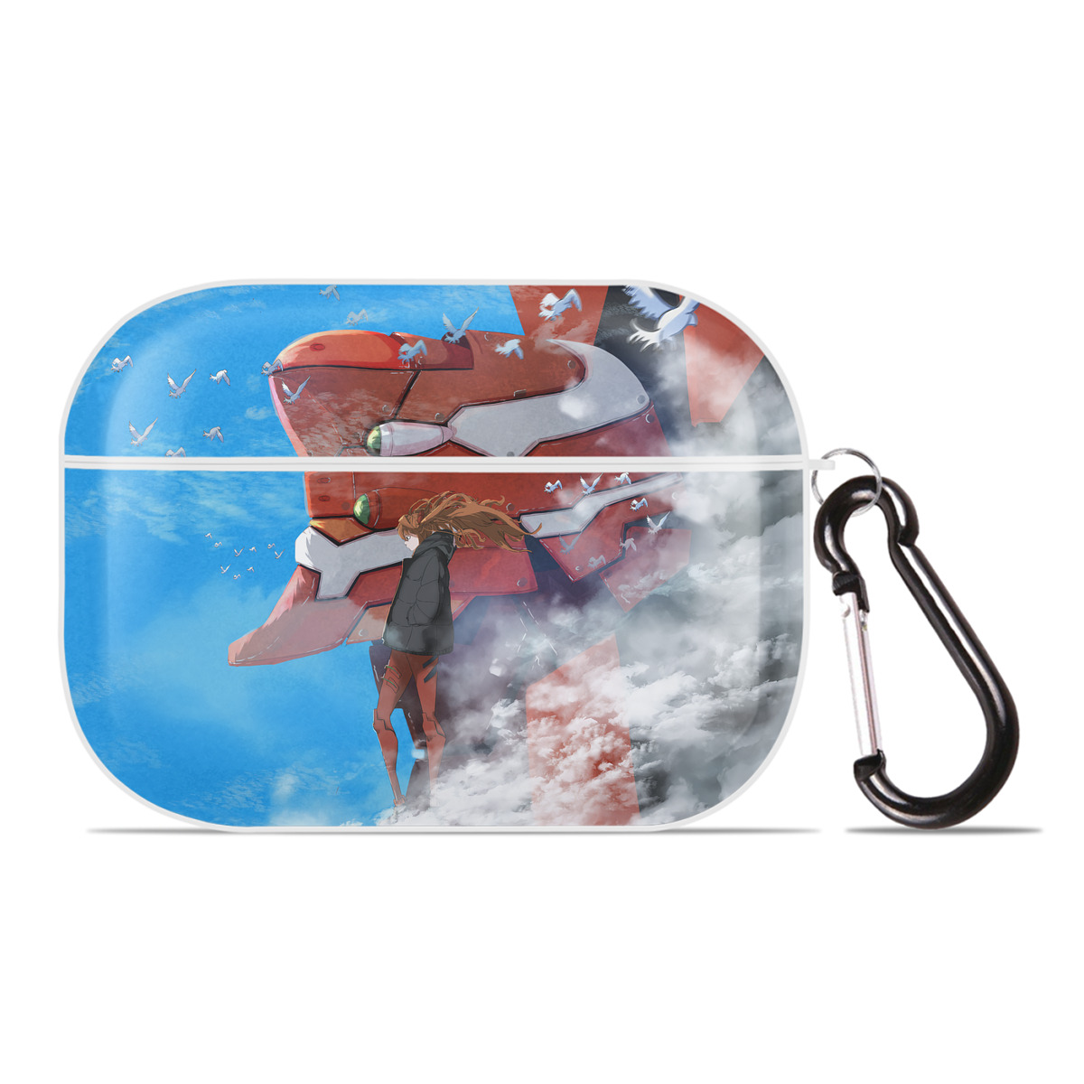 （画像用） EVA 新世紀エヴァンゲリオン 【AirPods Pro用】ハードシェル保護ケース 耐衝撃・防指紋・カラビナ付き商品仕様