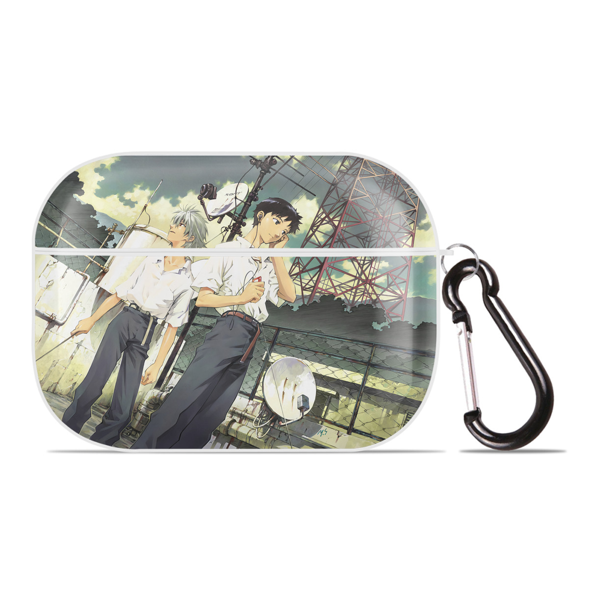 （画像用） EVA 新世紀エヴァンゲリオン 【AirPods Pro用】ハードシェル保護ケース 耐衝撃・防指紋・カラビナ付き商品仕様