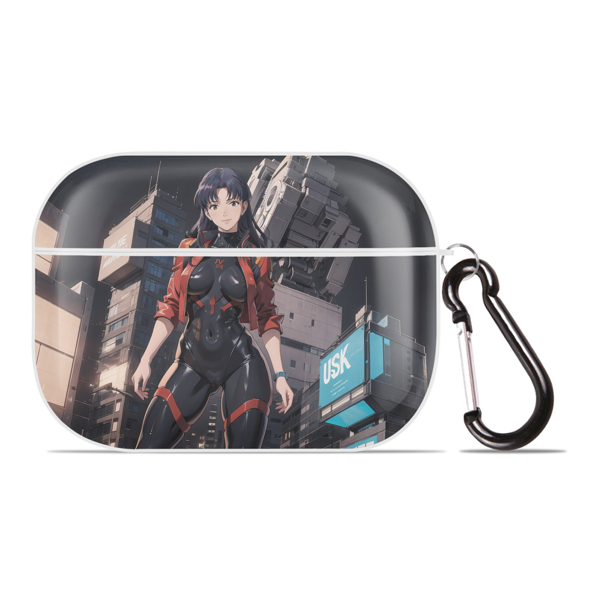（画像用） EVA 新世紀エヴァンゲリオン 【AirPods Pro用】ハードシェル保護ケース 耐衝撃・防指紋・カラビナ付き商品仕様