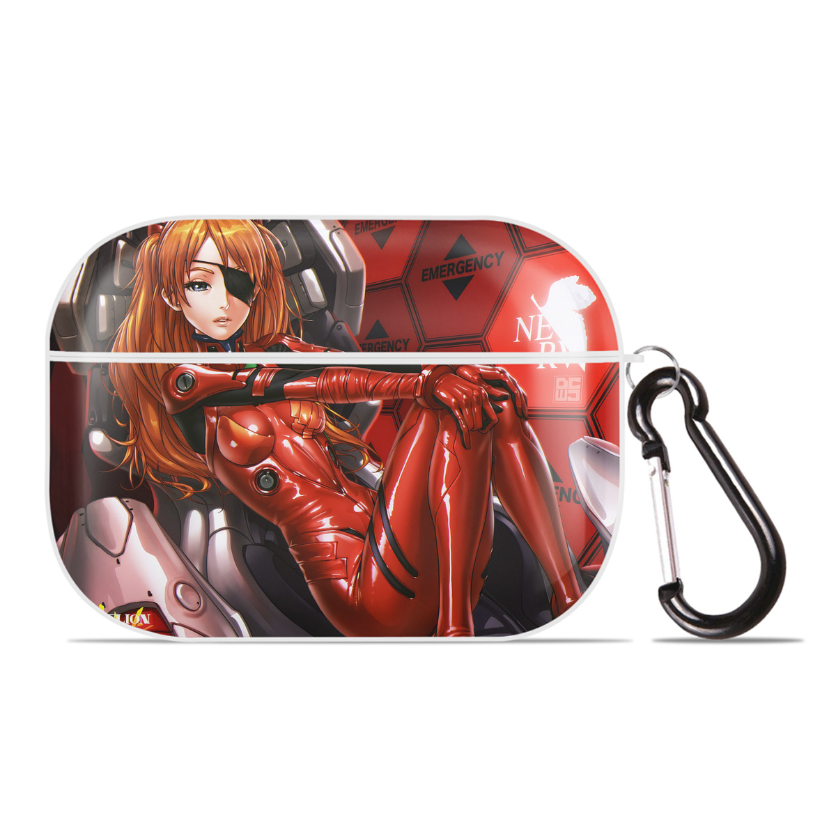 （画像用） EVA 新世紀エヴァンゲリオン 【AirPods Pro用】ハードシェル保護ケース 耐衝撃・防指紋・カラビナ付き商品仕様