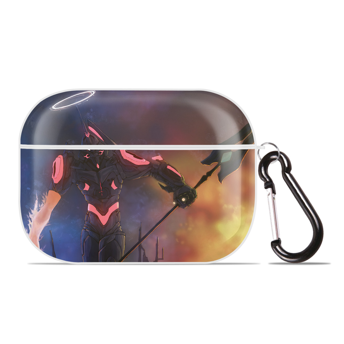 （画像用） EVA 新世紀エヴァンゲリオン 【AirPods Pro用】ハードシェル保護ケース 耐衝撃・防指紋・カラビナ付き商品仕様