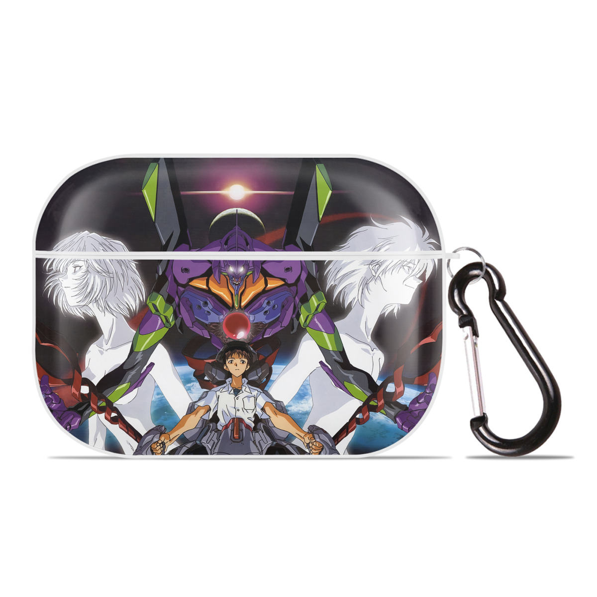 （画像用） EVA 新世紀エヴァンゲリオン 【AirPods Pro用】ハードシェル保護ケース 耐衝撃・防指紋・カラビナ付き商品仕様